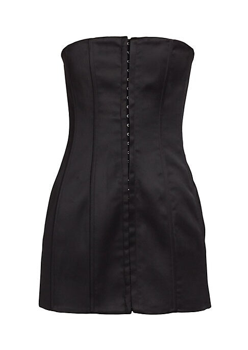 Luxe Lace-Up Dress