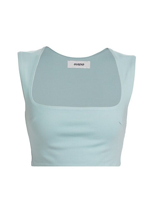 Sporty Cap Sleeve Crop