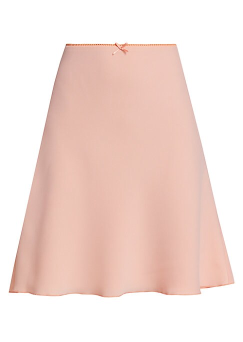 Charming Scalloped Bow Skirt