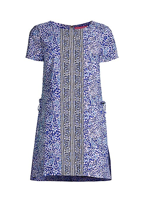 Bold Print Side-Tie Dress