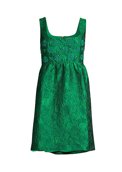 Floral Bead Babydoll Dress