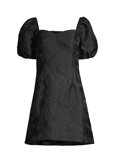 Chic Textured Puff Minidress