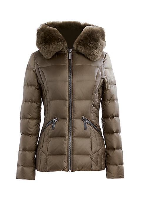 Cozy Shearling Puffer Jacket