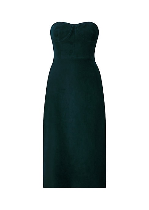 Chic Velvet Midi Dress