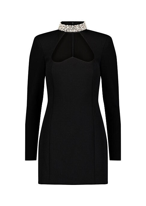 Sculpted Cut-Out Minidress