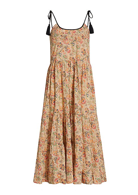 Floral Tiered Cotton Dress