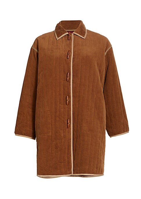 Quilted Corduroy Overshirt