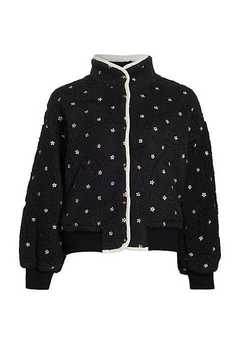 Floral Sherpa Jacket