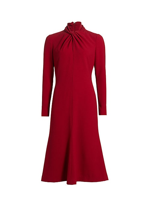Chic Twisted Midi Dress