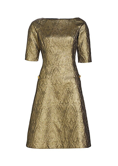 Metallic Elegance Dress