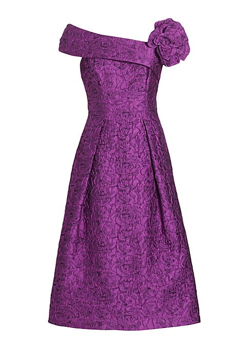 Floral Jacquard Dress