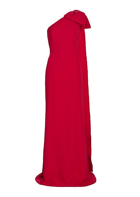 Elegant Bow Evening Gown