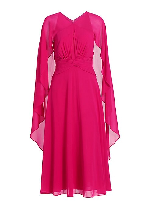 Elegant Chiffon Midi Dress
