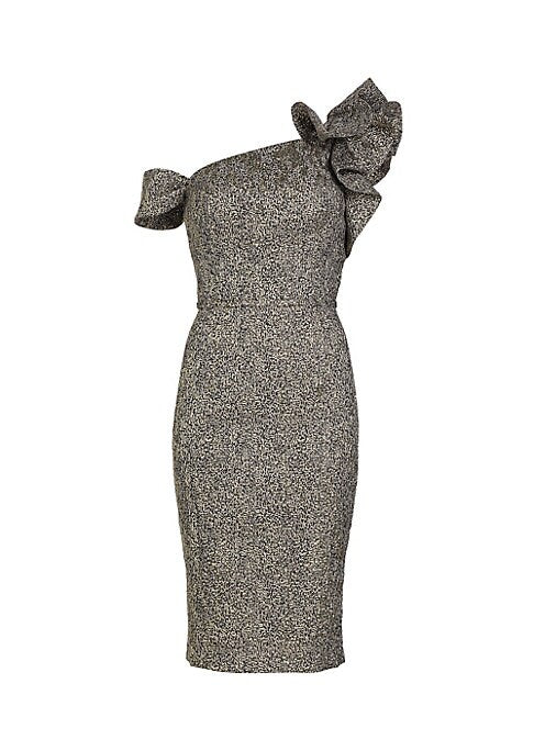 Shimmering Asymmetrical Dress