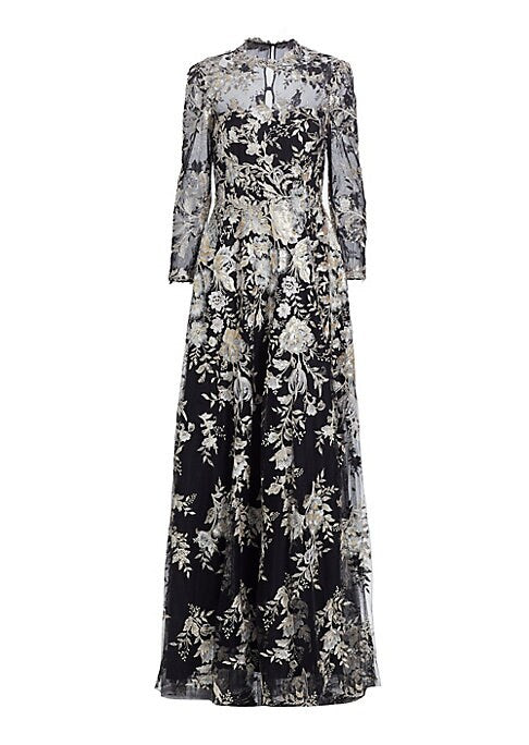 Embroidered Tulle Elegance