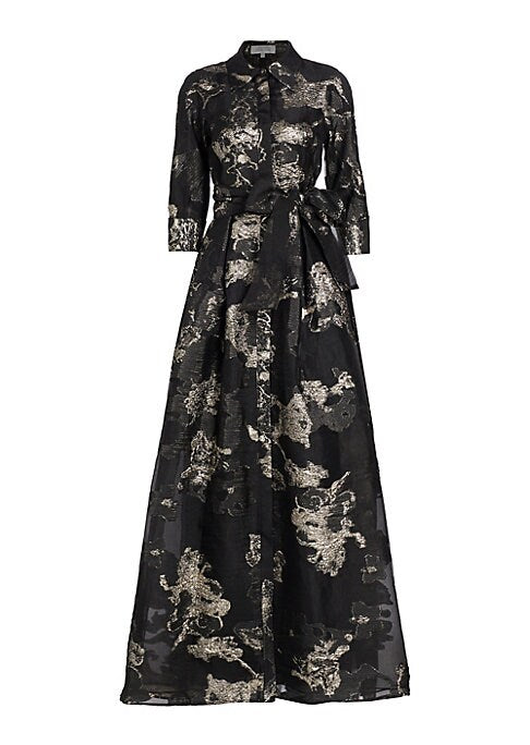 Glistening A-Line Evening Dress