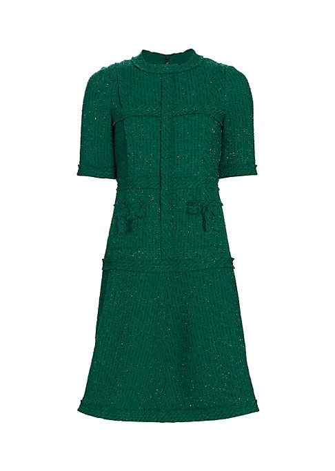 Glistening Tweed Sheath Dress
