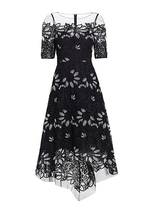 Floral Elegance Midi Dress
