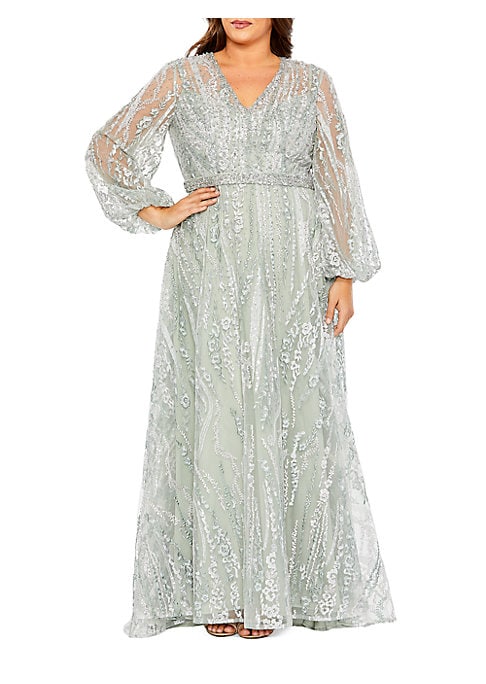 Glamourous Beaded Gown