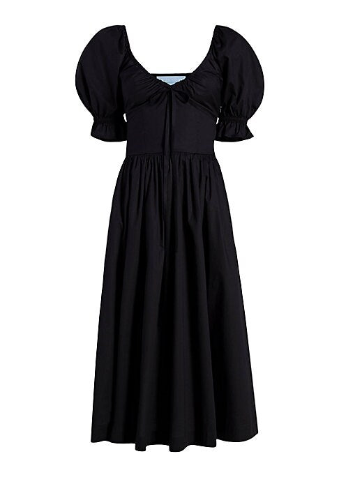 Chic Ruffle Midi Dress