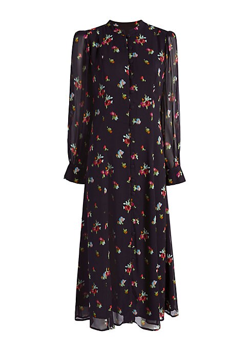 Elegant Sheer Midi Dress