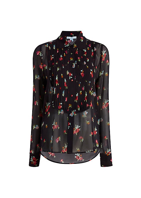 Elegant Sheer Tux Shirt