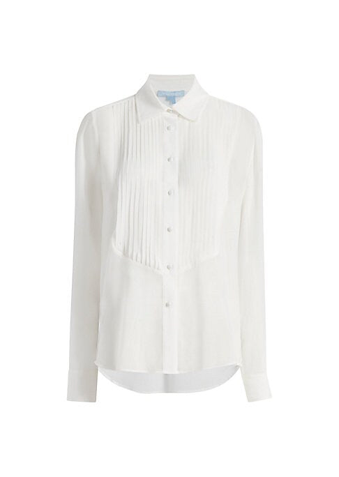 Chic Tuxedo Blouse