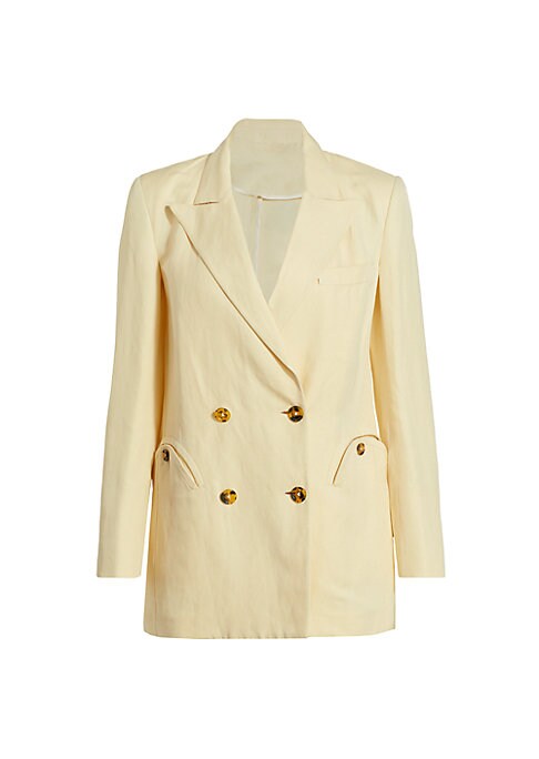 Luxe Linen Silk Blazer