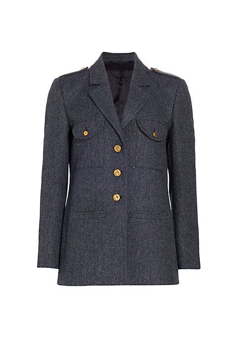 Chic Wool Blend Blazer