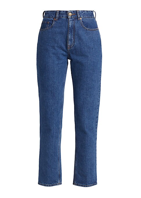 Chic Tapered Cotton Jeans