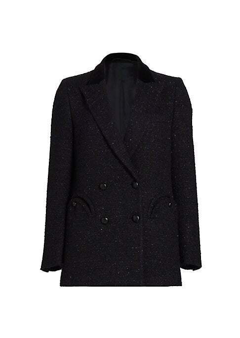 Sparkling Velvet Blazer