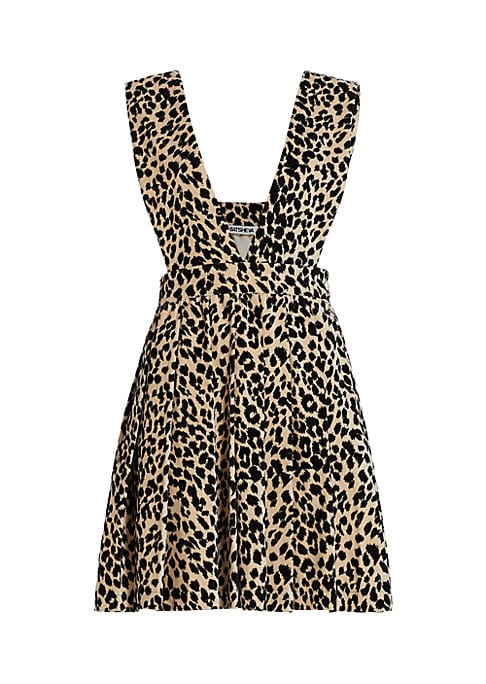 Leopard Print Flare Dress