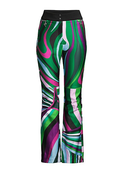 Swirl Flare Ankle Pants