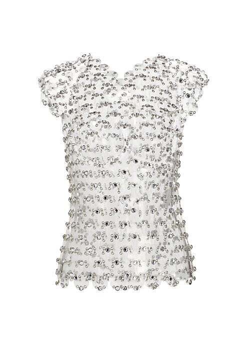 Sparkling Sheer Blouse
