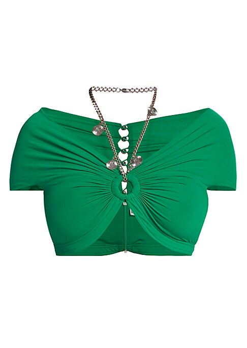 Chain Detail Crop Top