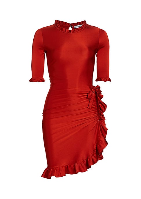 Ruffled Elegance Mini Dress