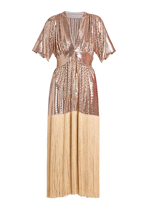 Shimmering Fringed Dress
