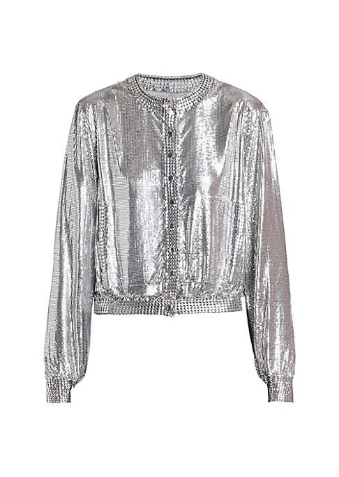 Metallic Mesh Jacket