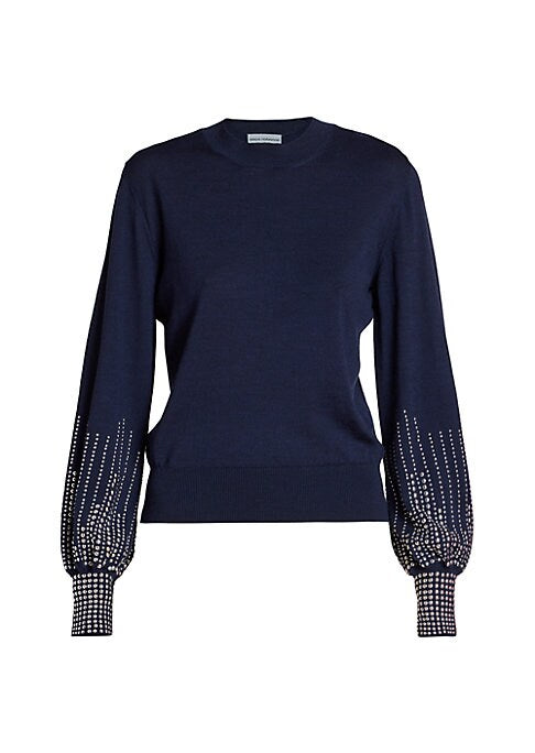 Embellished Knit Sweater