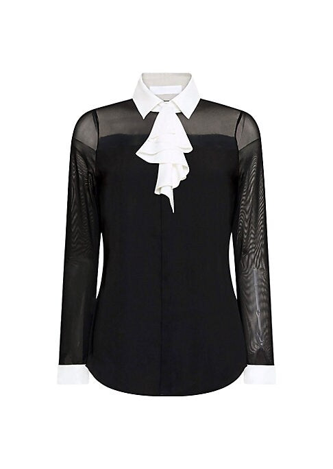 Mesh Elegance Blouse