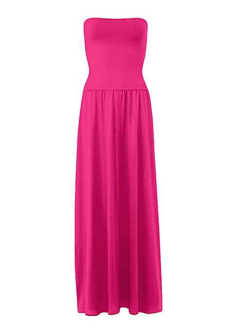 Voluminous Cotton Maxi Dress