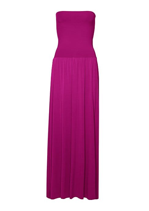 Strapless Flow Maxi Dress