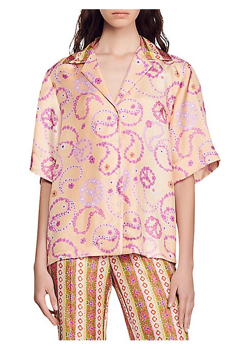 Peaceful Paisley Silk Shirt