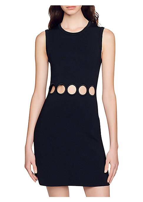 Cut-Out Flare Dress