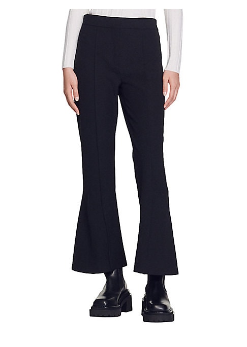 Flared Stretch Trousers