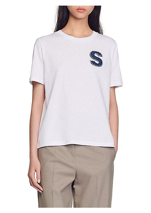 Rhinestone Logo Tee