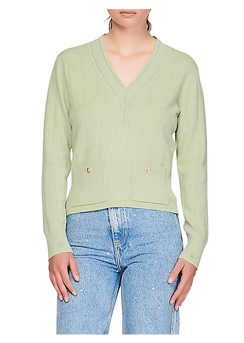 Cozy V-Neck Knit Sweater