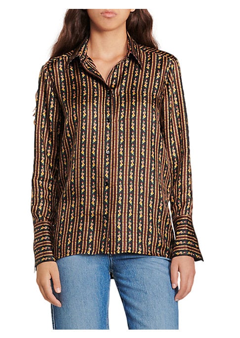 Floral Silk Elegance Shirt