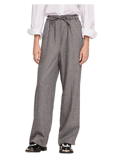 Wide-Leg Comfort Trousers