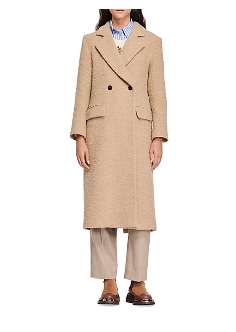 Chic Bouclé Overcoat